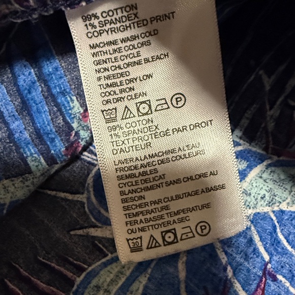 Tommy Bahama Multicolor Leaf Pattern Shirt - Picture 4 of 7